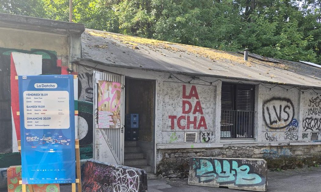 La façade de La Datcha, à Lausanne, lieu du Meilleur du Podcast 2026.